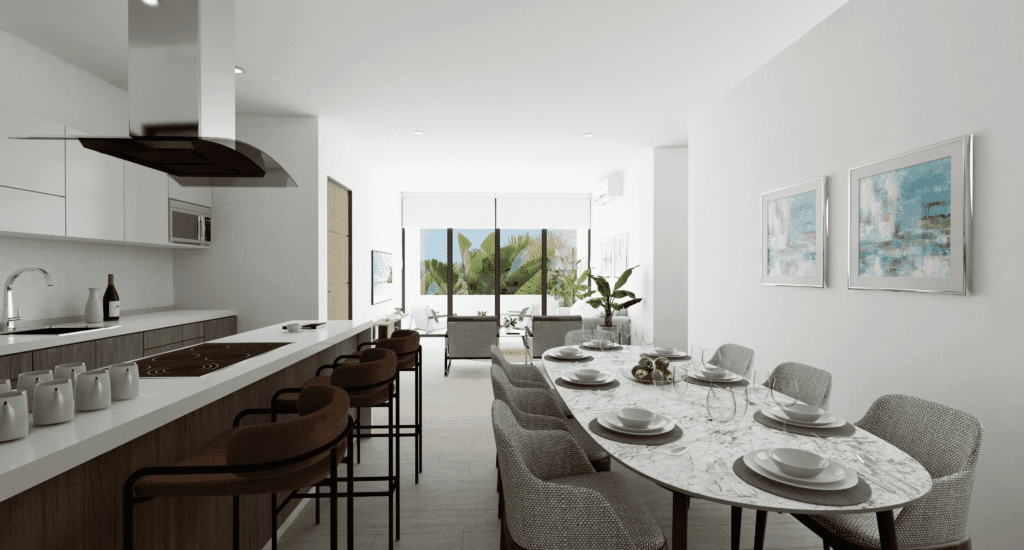Departamentos en Playa del Carmen Wave Living Agencia Inmobiliaria Cinco Real Estate