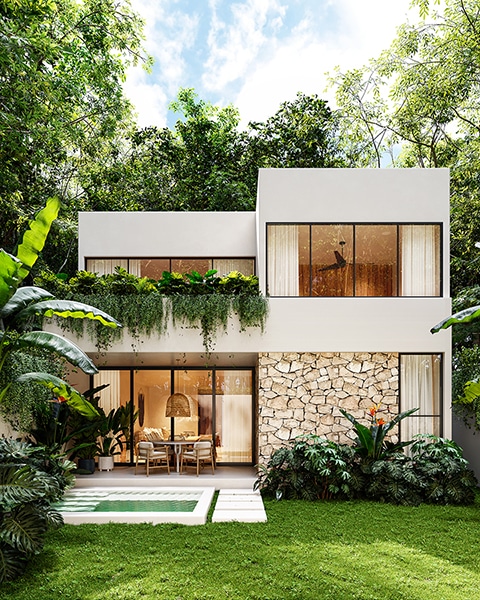 Casas en venta en Riviera Maya|Tulum VILLAS KAYBE